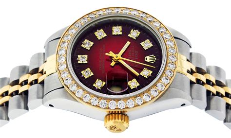 rolex ladies two tone 14k red vignette vs diamond|Rolex Ladies 2 Tone 14K Red Vignette VS Diamond.